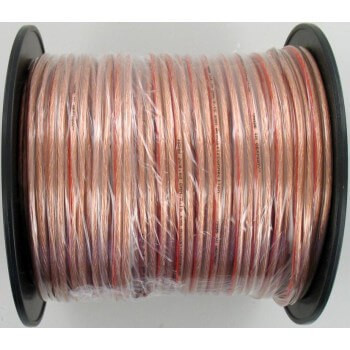 BildeHAMA Högtalarkabel 2x4.0mm2 Transparent 75m