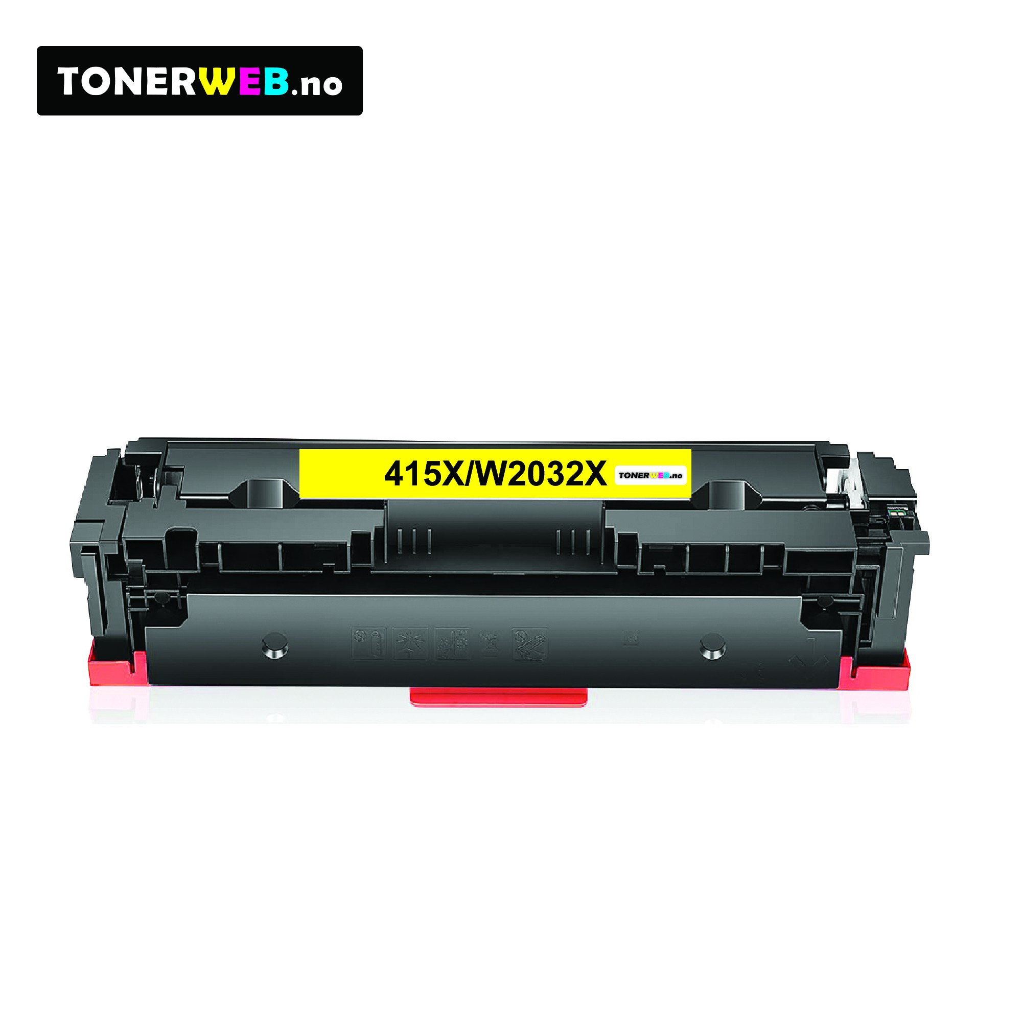 Tonerkassett, erstatter HP Toner Gul 415X (6000 sider) 