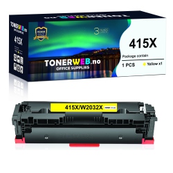 BildeTonerkassett, erstatter HP Toner Gul 415X (6000 sider) 