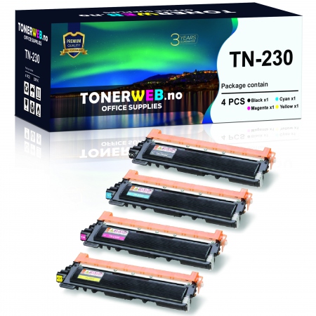 PACK TN-230BK/230C/230M/230Y