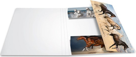 Herma Strikkmappe A4 PP-papp. Hester