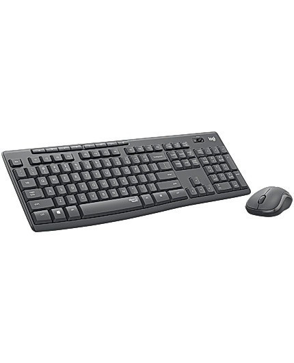 BildeMK295 Silent Wireless Combo Desktop set, Graphite (Nordic)