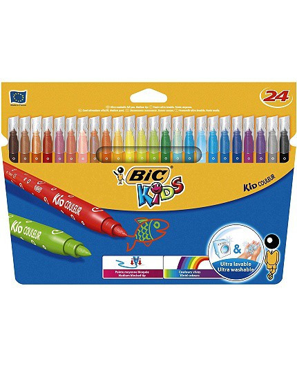 BildeFiberpenn Bic Kids Ass.farger (24 stk)