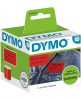 Etikett Dymo Lw 54X101Mm Rød (220 stk)