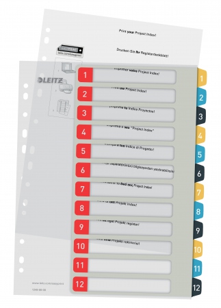 Register PP A4+ 1-12 Leitz Cosy