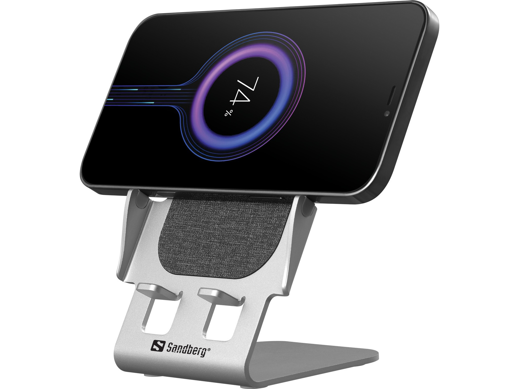 BildeSandberg Wireless Charger Stand 15W Alu