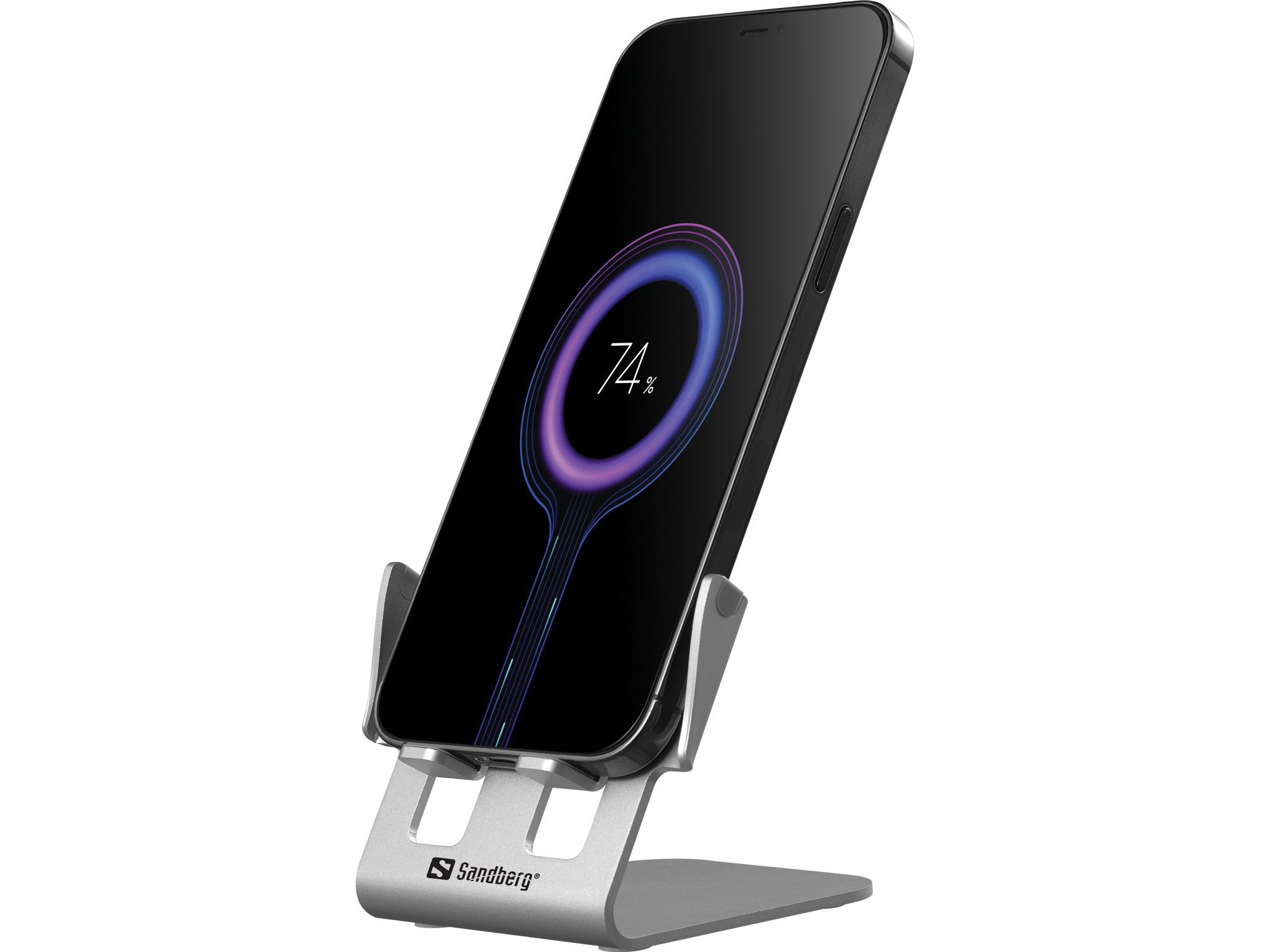 Sandberg Wireless Charger Stand 15W Alu