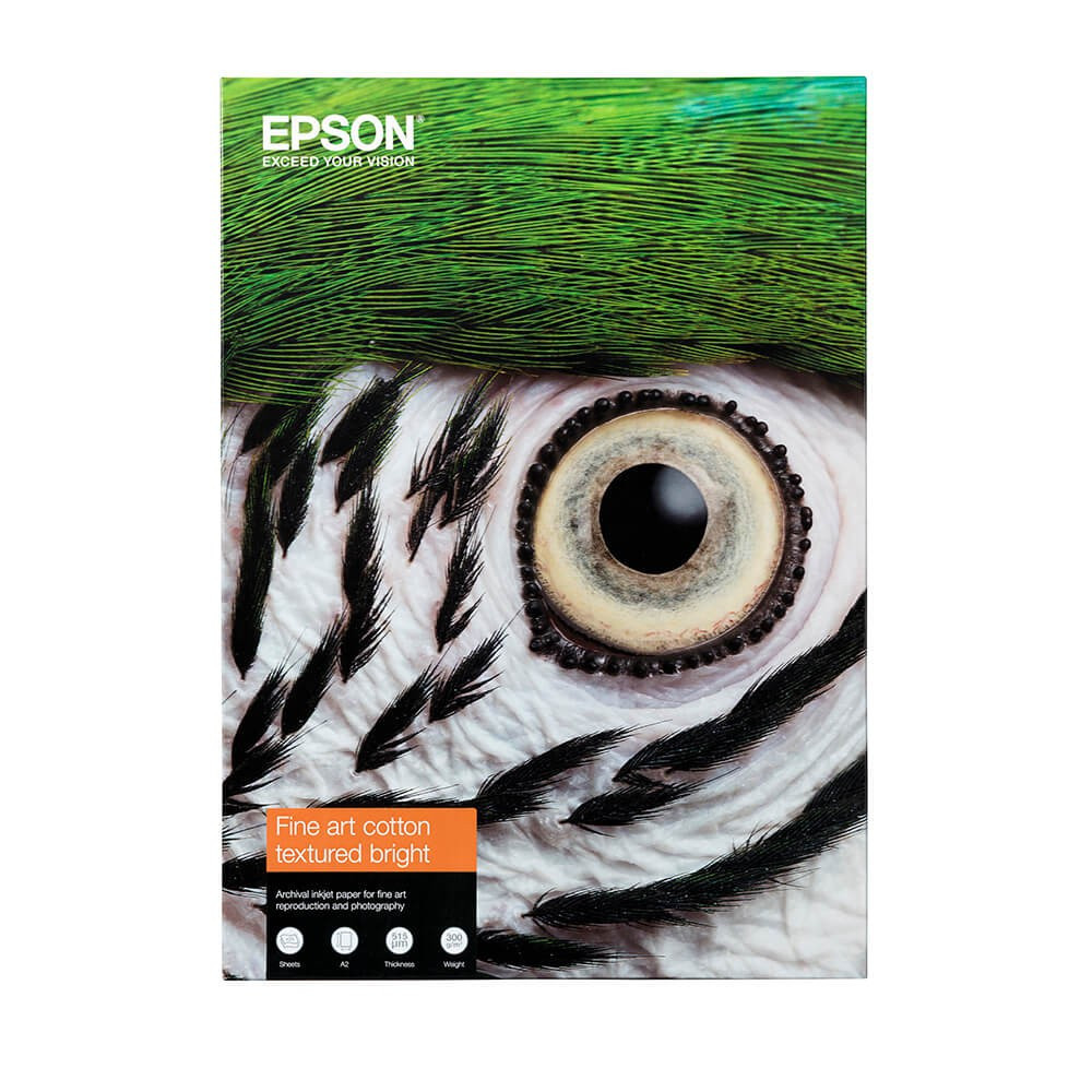 BildeEPSON Fine Art Cotton Textured Bright A3+ 25 Sh