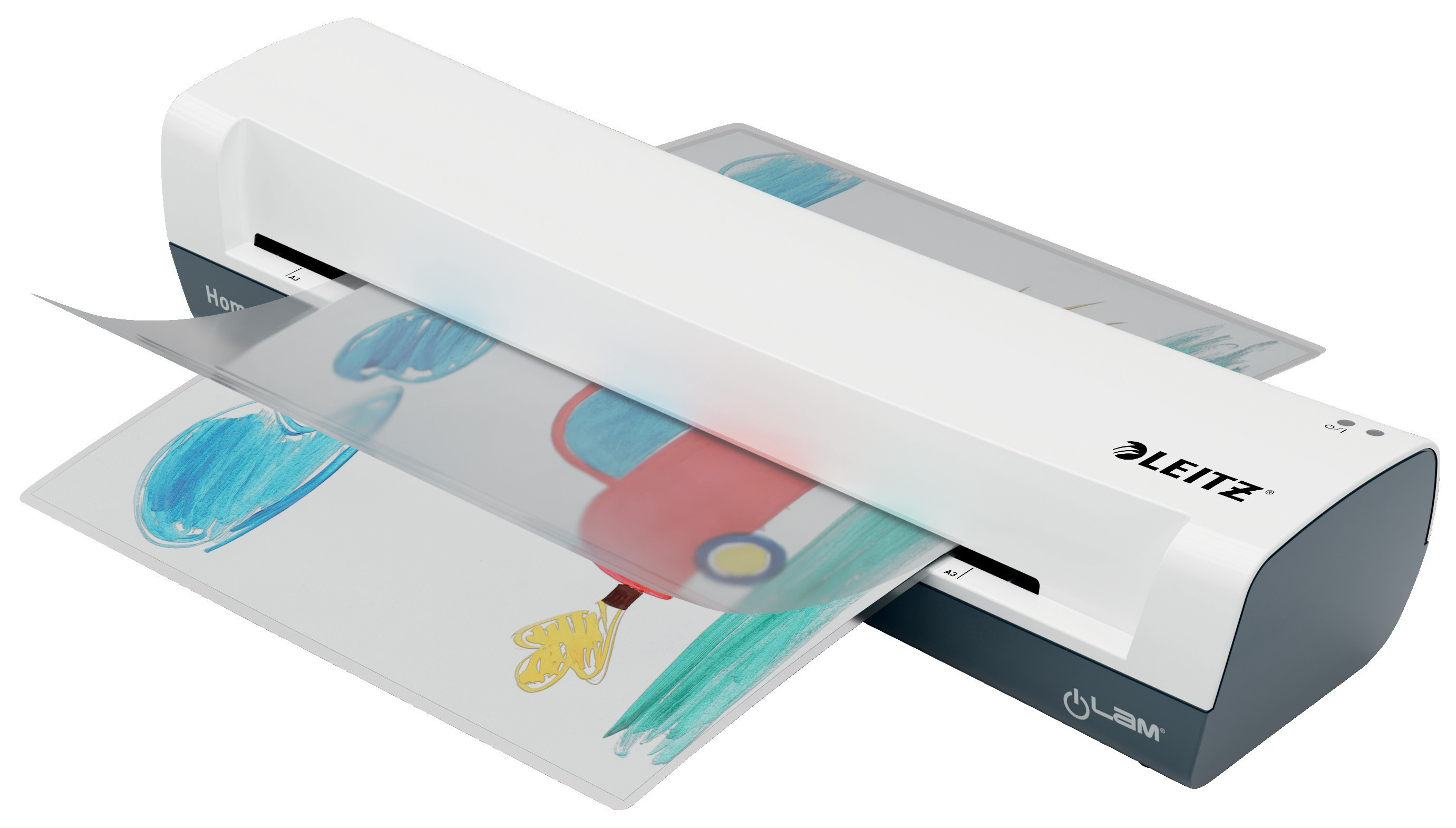 Lamineringsmask. Leitz iLam Home A3 hvit