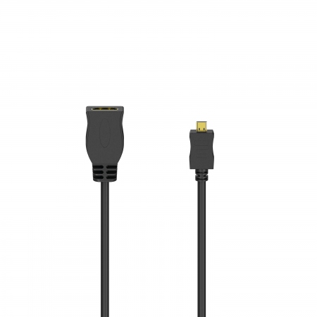 HAMA Adapter HDMI Micro D-HDMI Hane-Hona Guld Svart