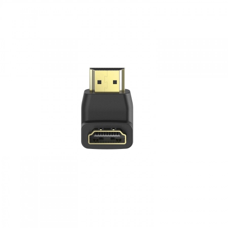 HAMA Adapter HDMI Vinklad Upp Hona-Hane Guld Svart