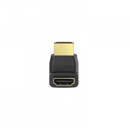HAMA Adapter HDMI Vinklad Ned Hona-Hane Guld Svart
