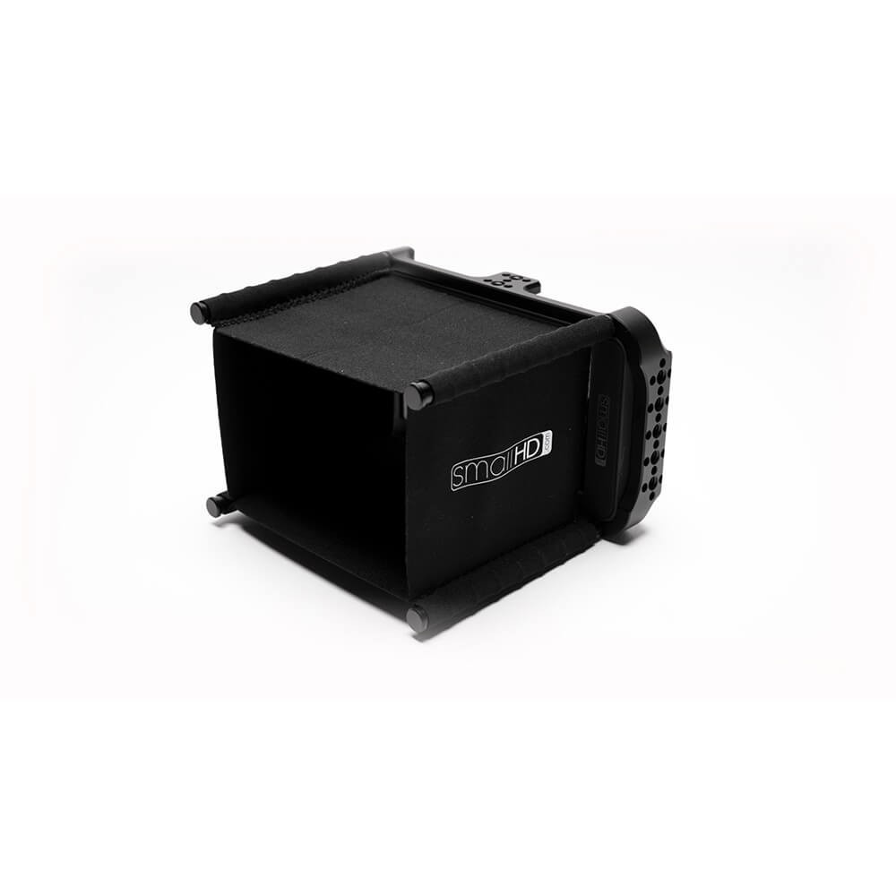 BildeSMALLHD 502 Bright Sunhood + Cage plus Cage