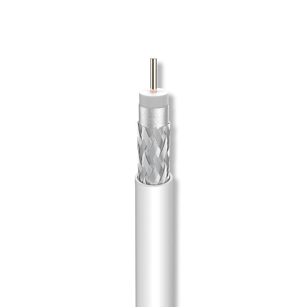 BildeTELEVES Antenna Cable 1.0/4.7/6.7 White 100m