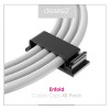 DESIRE2 Enfold Cable Clips Black 40-pack