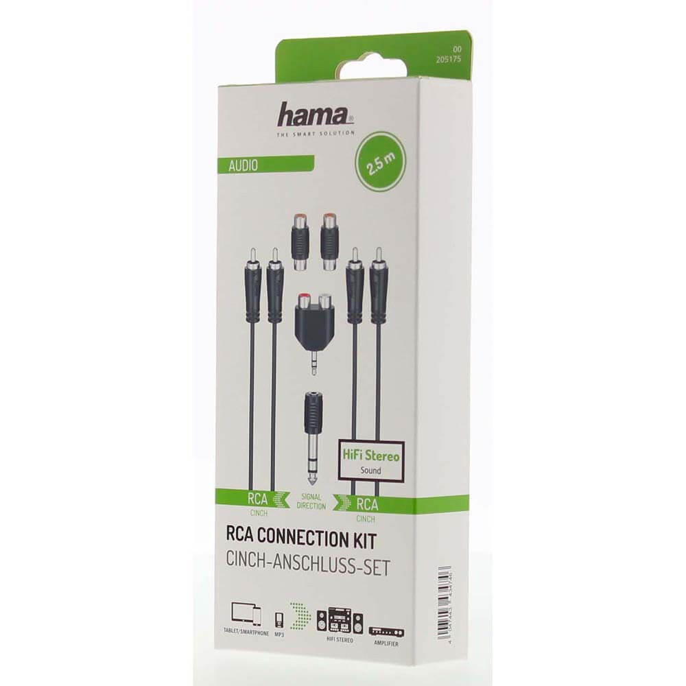 BildeHAMA RCA Connection Kit 2.5m