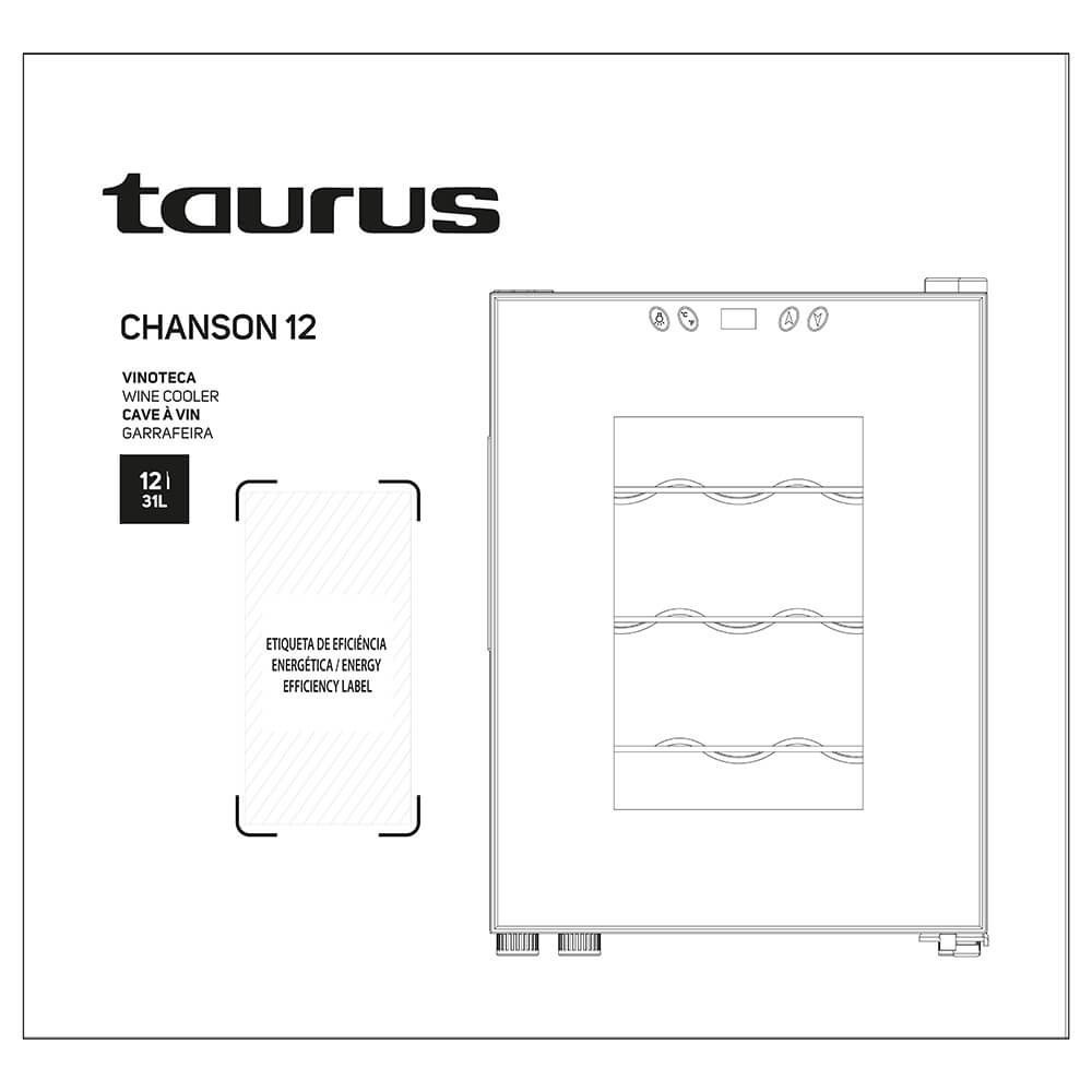 TAURUS Wine Cooler 12 Bottles
