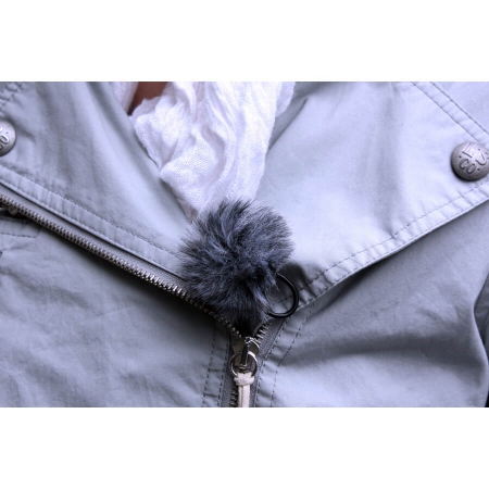 RYCOTE Windjammer Lavalier Pair Grey