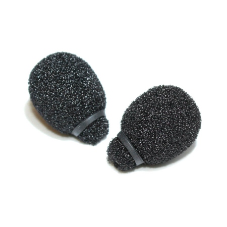 RYCOTE Lavalier Foams Black 10-Pack
