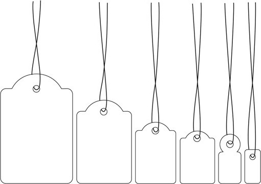 BildeHerma Hengeetiketter 15x24mm (1000)