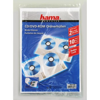 BildeHAMA CD/DVD Förvaring för Pärm A4