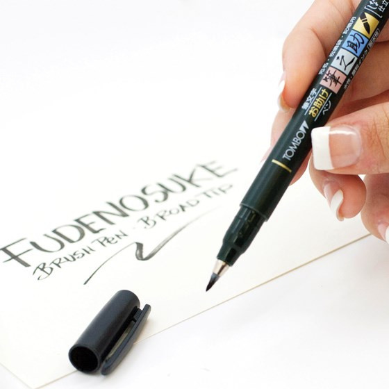 Tombow Fudenosuke myk penselspiss svart