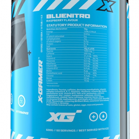 X-GAMER X-Tubz Bluenitro 60porsjoner - 600g
