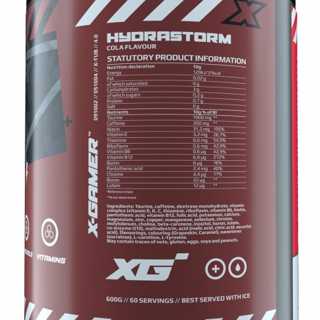 X-GAMER X-Tubz Hydrastorm 60porsjoner - 600g