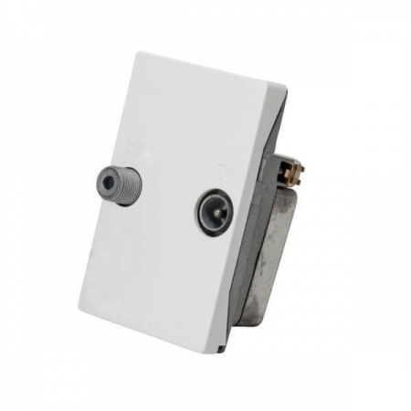 TRIAX Wall Outlet 2-way TD 241E White