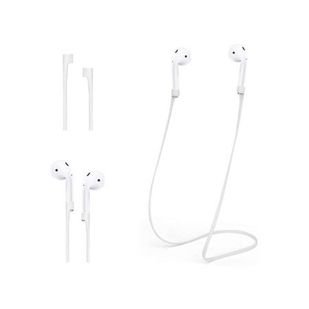 NORTH Airpods Sport Kit Silikon Eartips Neckstrap Watchbandholder Hvit