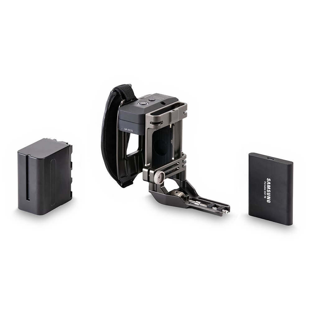 TILTA Side Focus Handle Type 1 (F970 Battery)-Tilta Gray