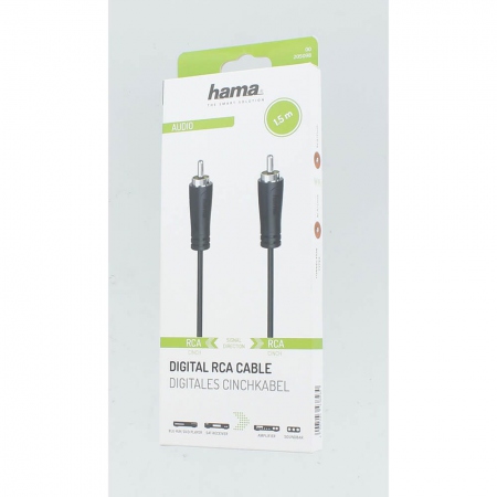 HAMA Cable Audio RCA-RCA Digital 1.5m