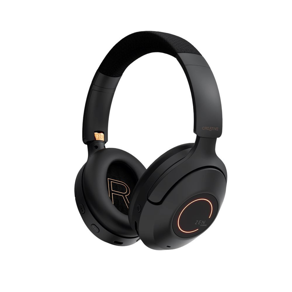 BildeZen Hybrid Pro Wireless Over-ear Headphones ANC, Black