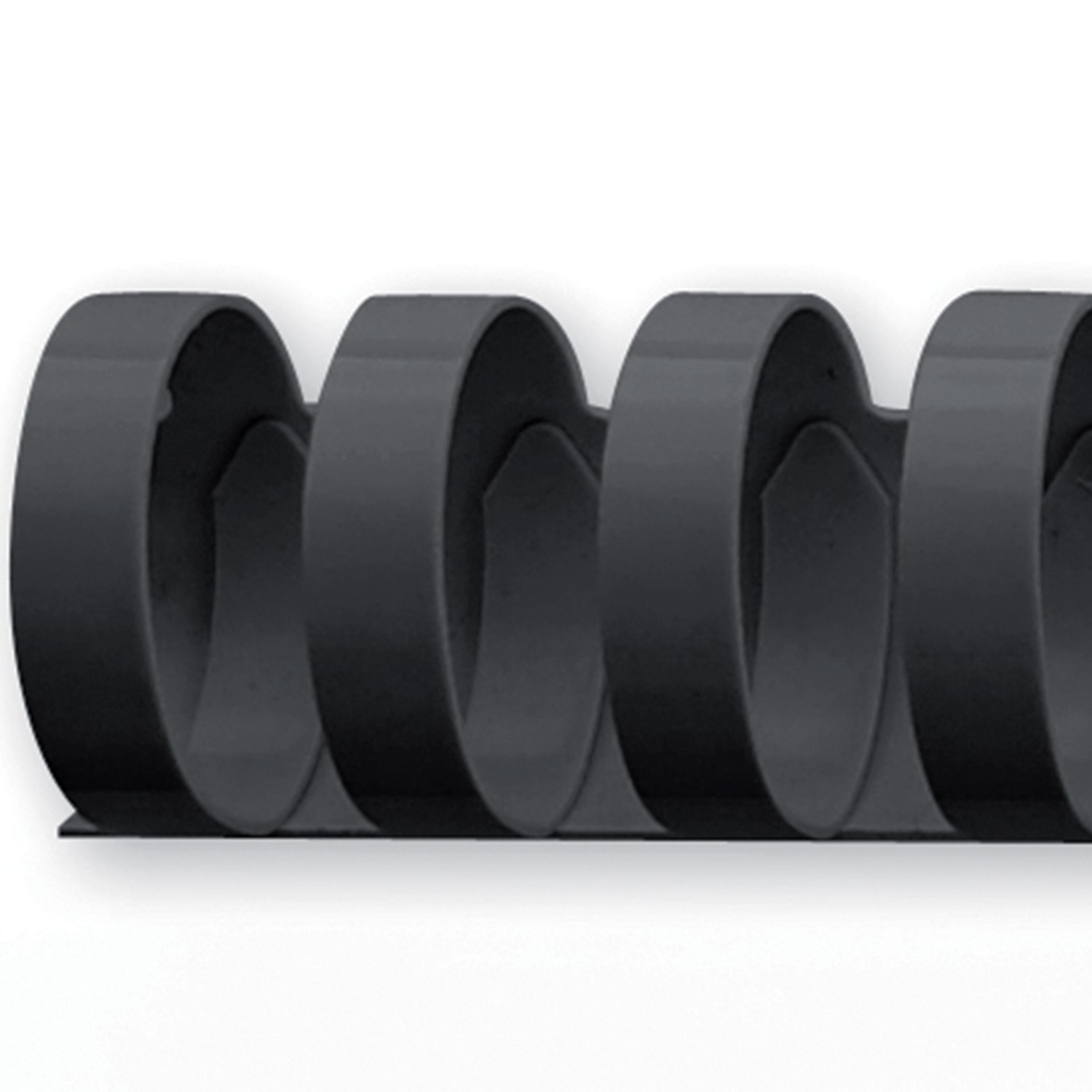 Spiralringe GBC plast 25mm 21R sort (50)