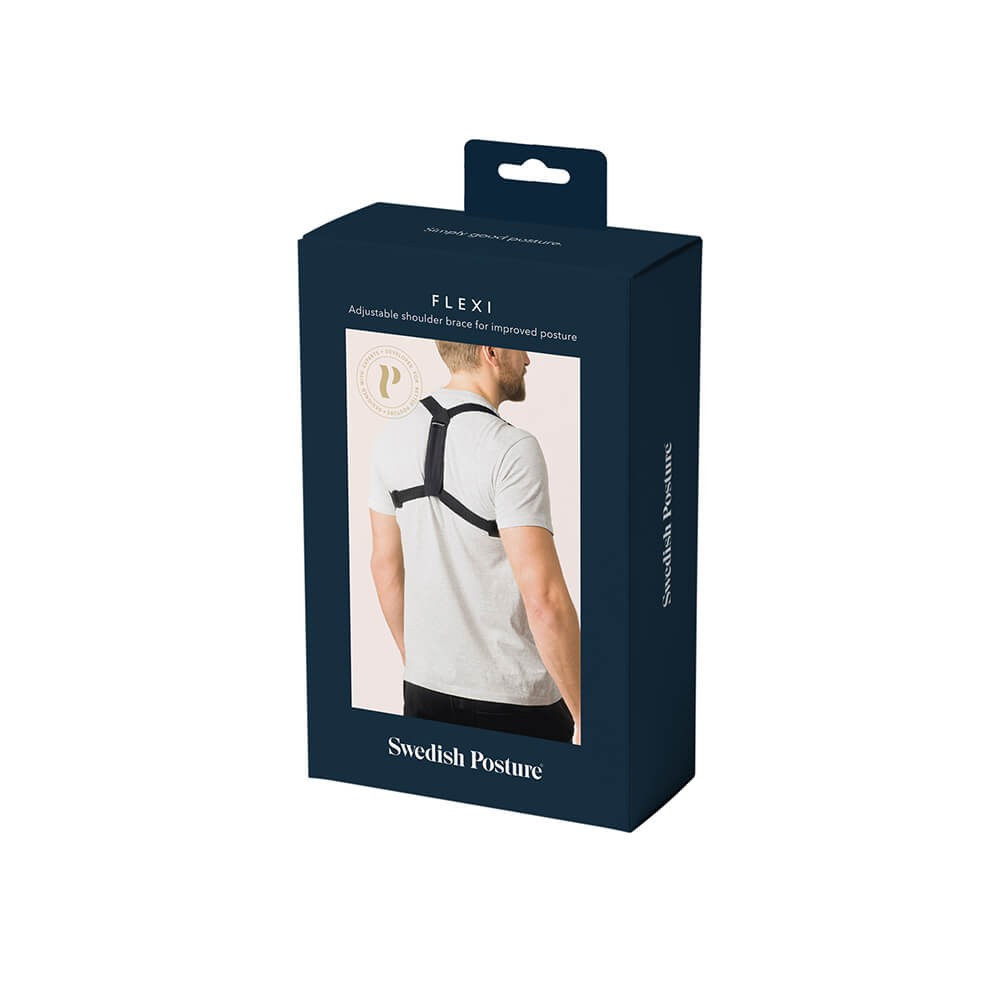 SWEDISH POSTURE Holdningsbånd Flexi One-Size Svart