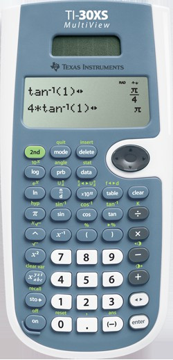 BildeTexas TI-30XS MV calculator uk manual