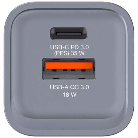 GNC-35 GaN Charger 2 Port 35W USB-A/USB-C