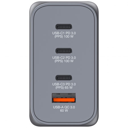 GNC-200 GaN Charger 4 Port 200W USB-A/USB-C