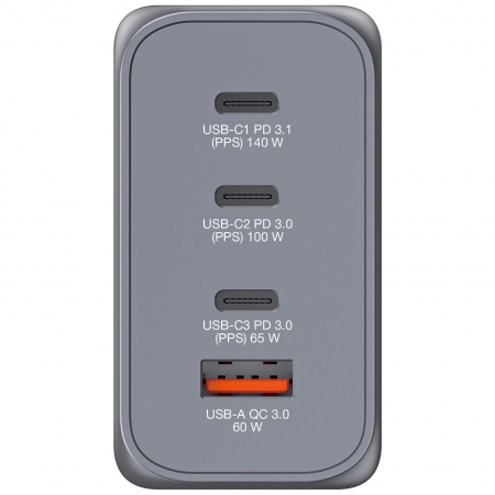 GNC-240 GaN Charger 4 Port 240W USB-A/USB-C