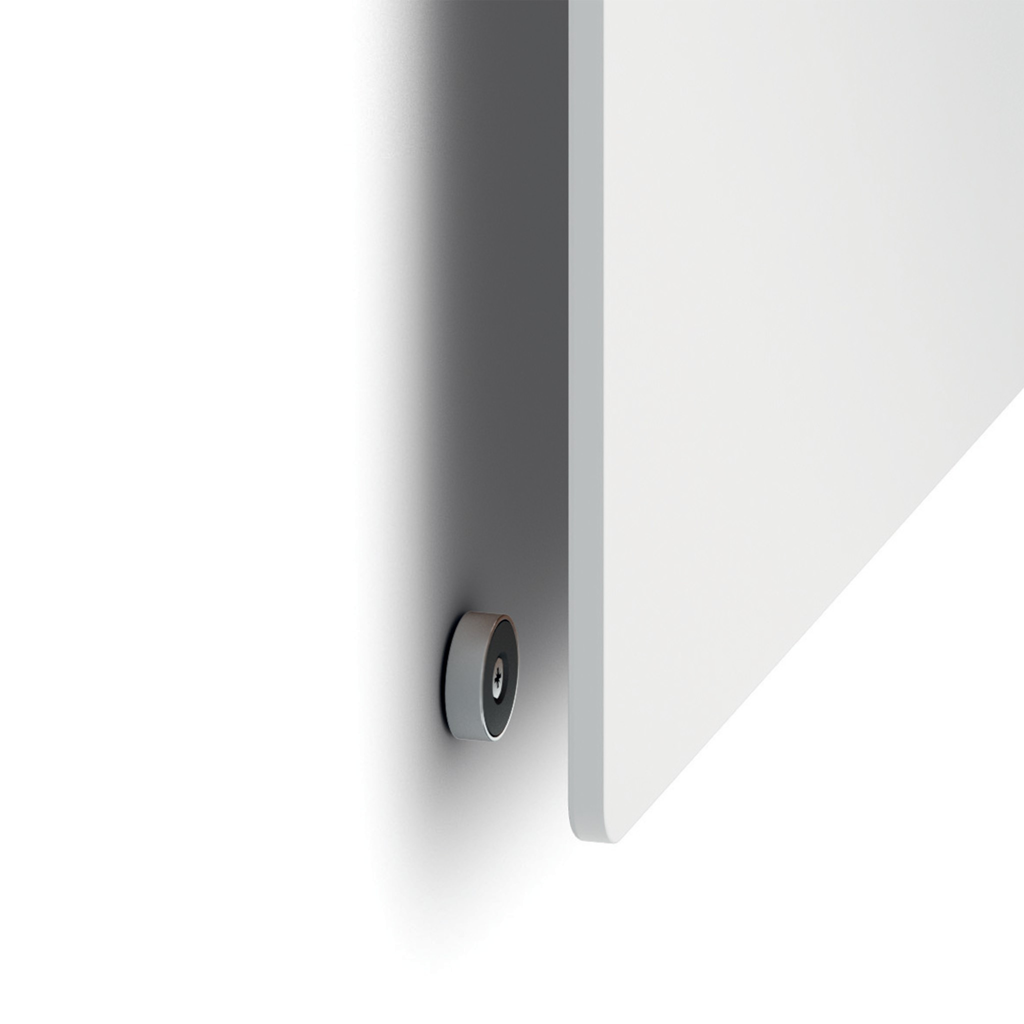 Whiteboard Nobo Frameless Steel 45x45cm