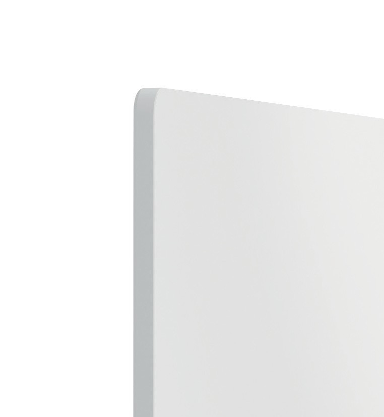 Whiteboard Nobo Frameless Steel 65x45cm