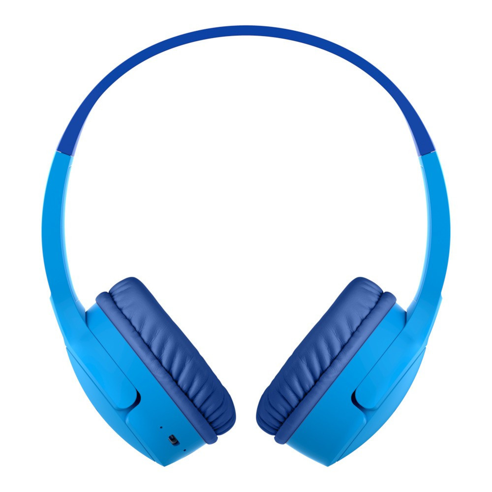 SOUNDFORM Mini Wireless On-Ear Headphones for Kids Blue