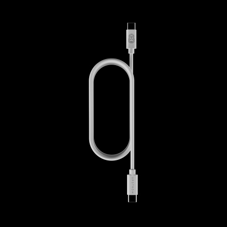 UPSTR-M CIRKUL&quot;R 100W USB-C to USB-C cable, White (2.5m)