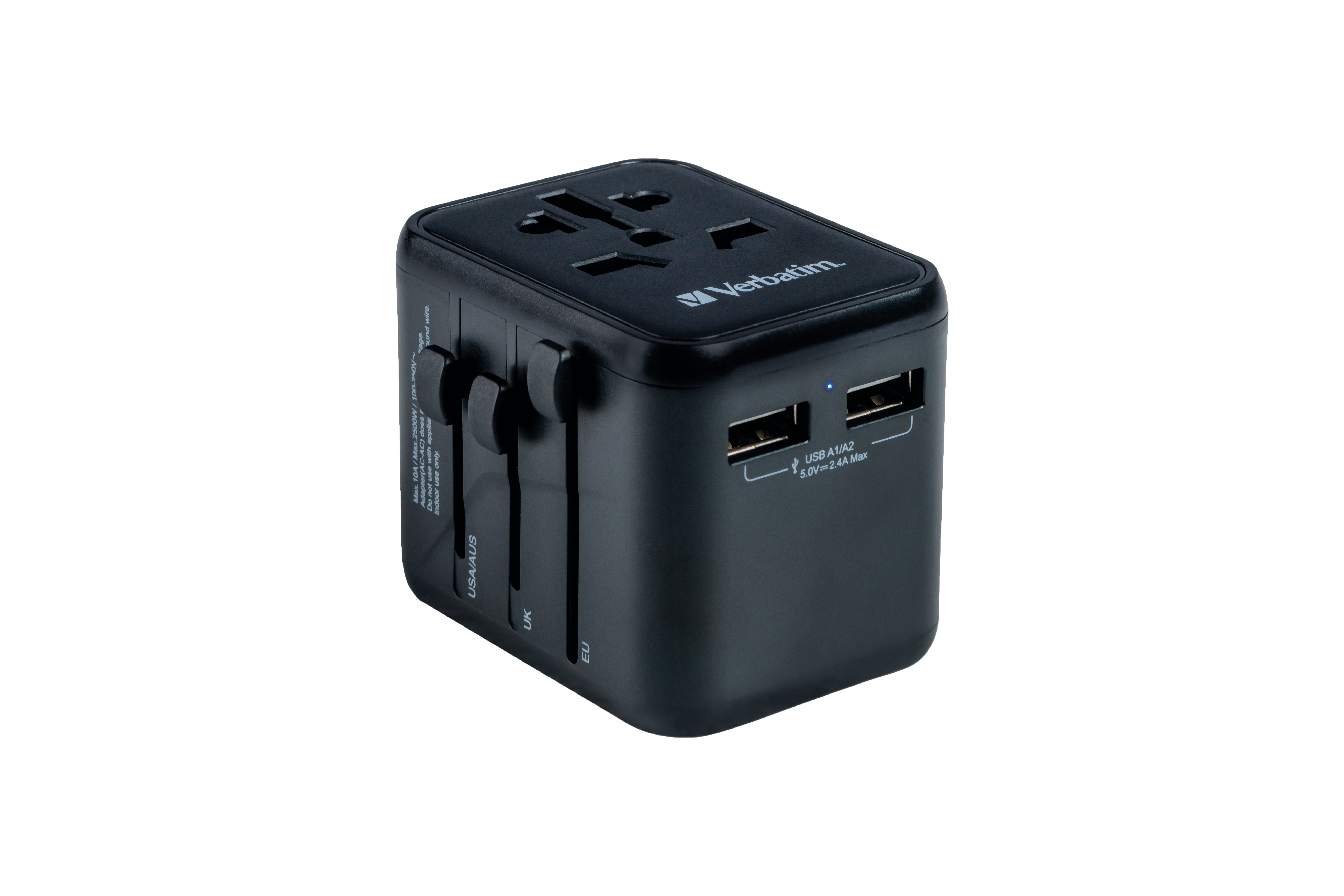 BildeUniversal Travel Adapter UTA-01 with 2xUSB Charger