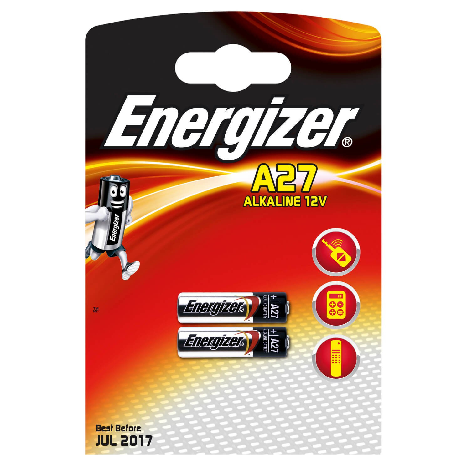 ENERGIZER Batteri A27 Alkaline 2-pack
