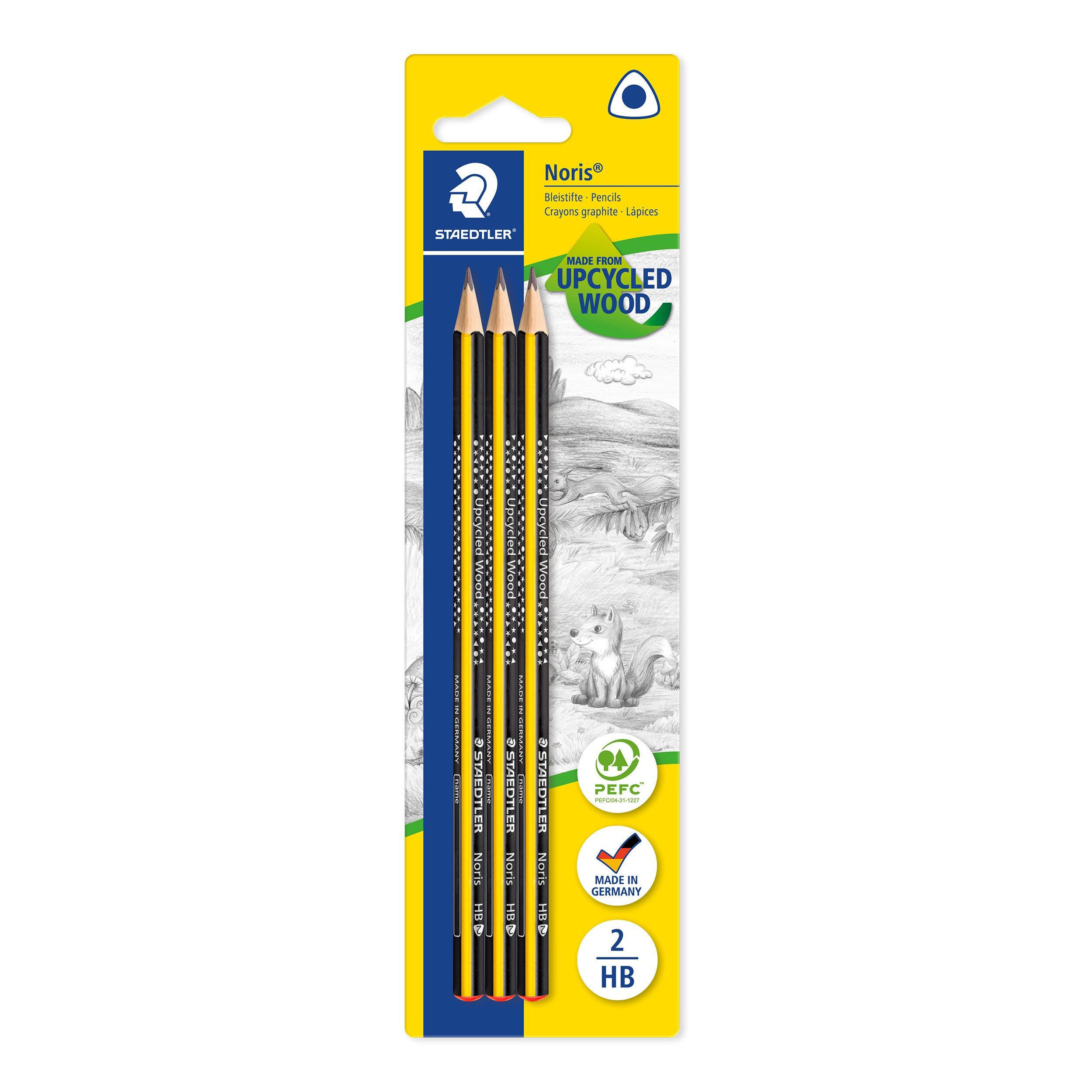 BildeSTAEDTLER Blyant Noris Upcycled Wood HB (3)
