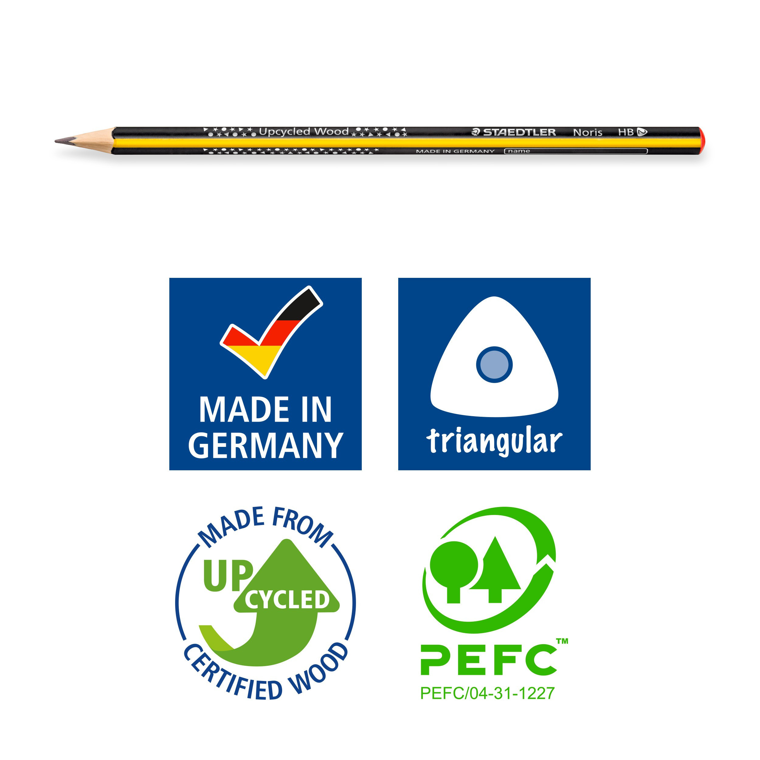 STAEDTLER Blyant Noris Upcycled Wood HB (3)