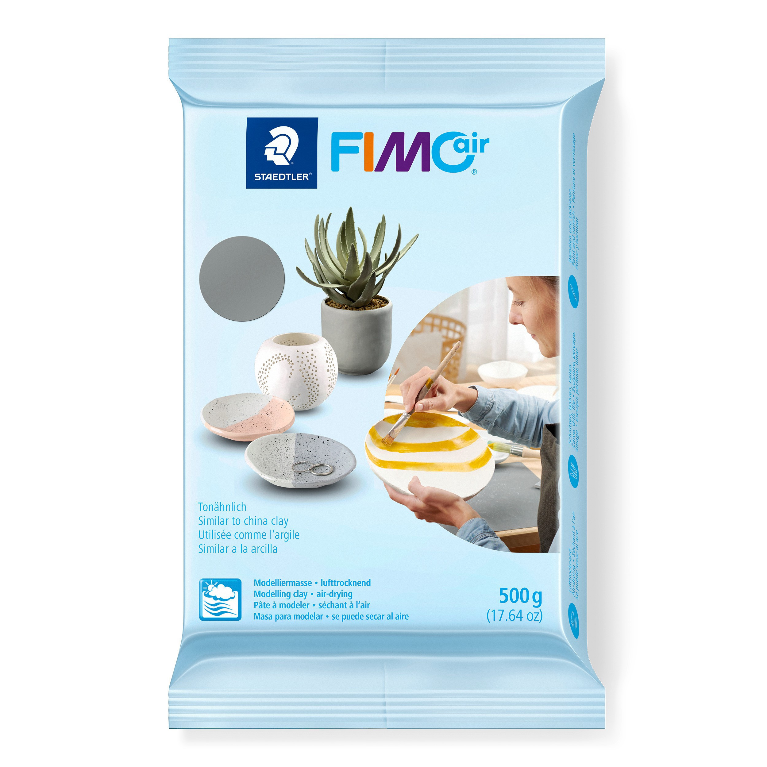 BildeModelleringsleire FIMO AIR 500g Gr