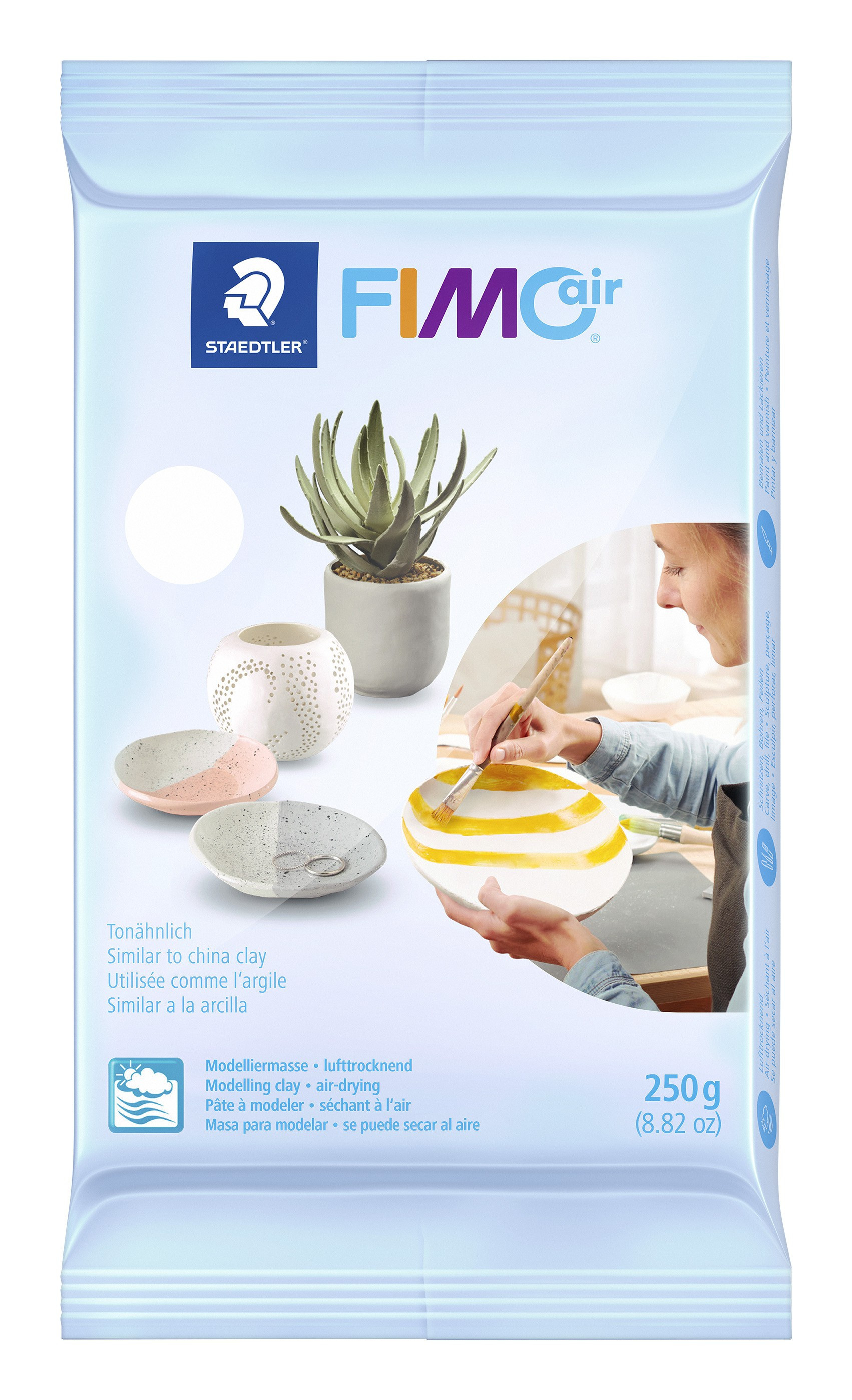 BildeModelleringsleire FIMO AIR 250g Hvit