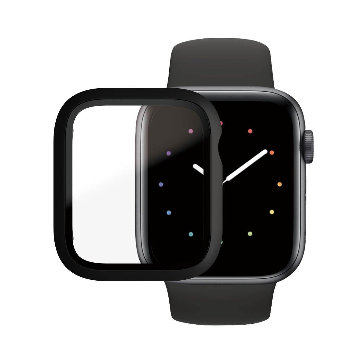 BildePanzerGlass Full Body Apple Watch 4/5/6/SE (44 mm) Black (AB